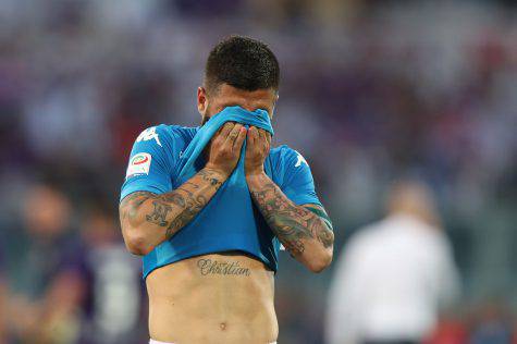 tifosi Napoli, Franchi, Insigne deluso