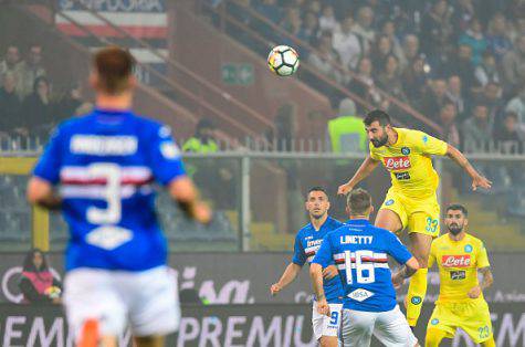 Albiol Sampdoria-Napoli