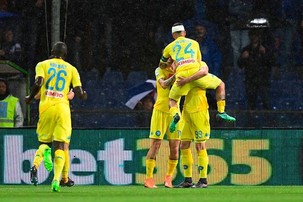 Sampdoria-Napoli cronaca tabellino