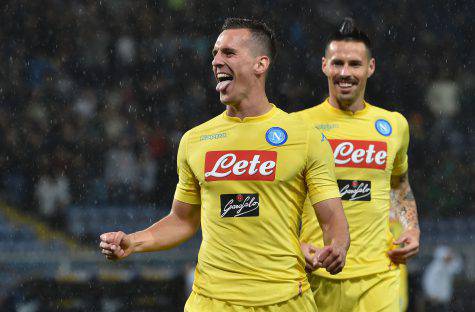 Sampdoria Napoli Milik