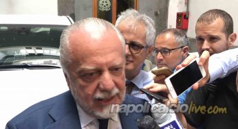 De Laurentiis: “Stadio? Lavoriamo per il bene del Napoli. E Sarri…”