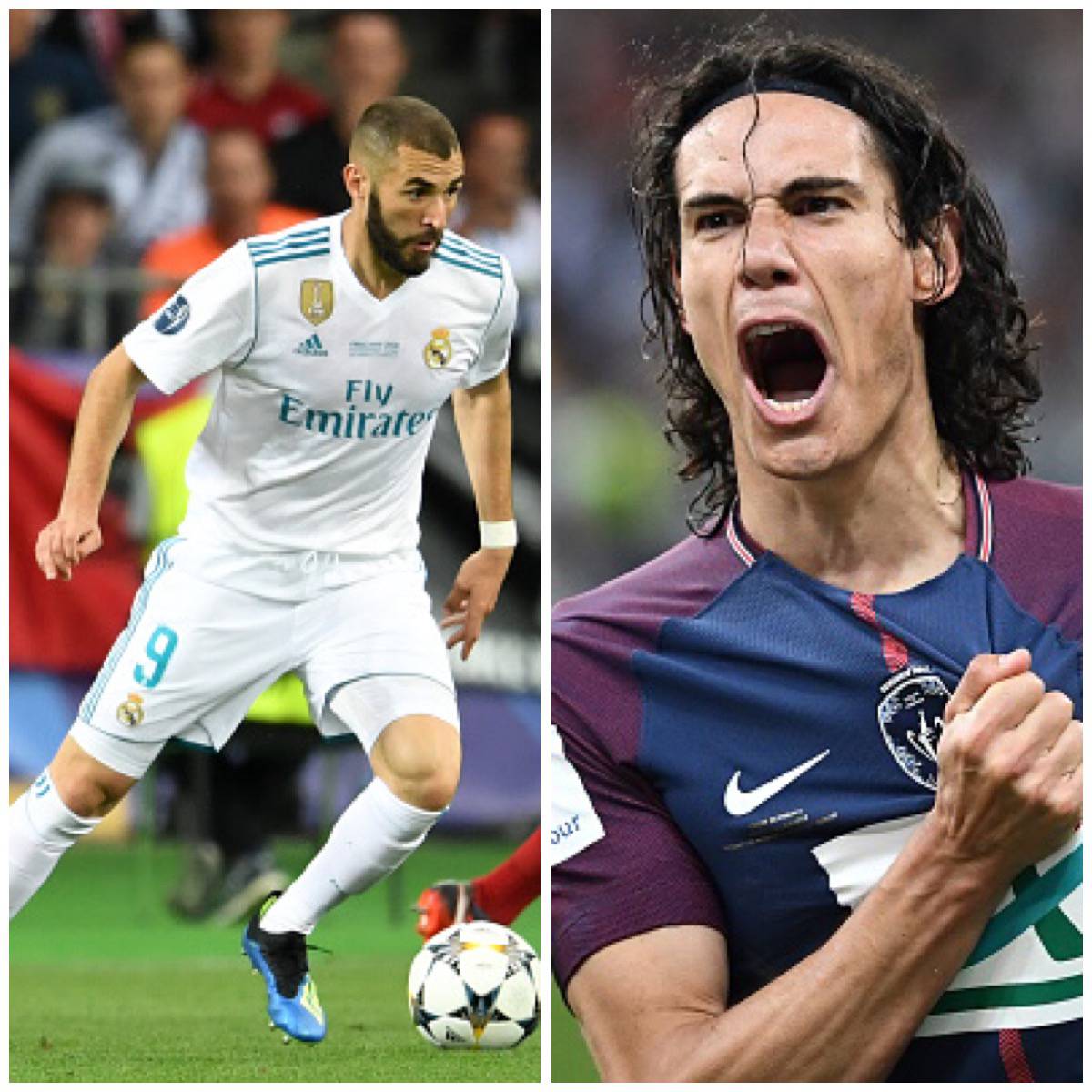 Cavani Benzema Napoli