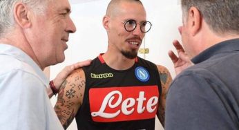 Hamsik, l’agente: “La storia con Sarri è finita male, ora è felice con Ancelotti”