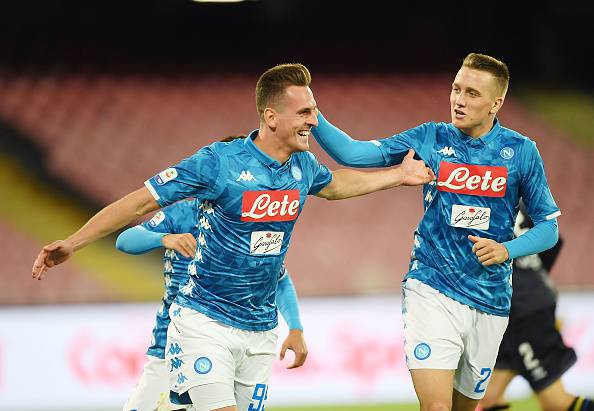 Milik Zielinski Napoli-Parma