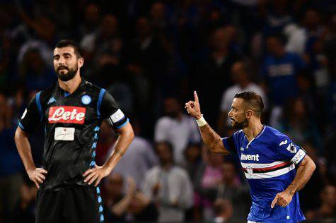 Sampdoria-Napoli Quagliarella