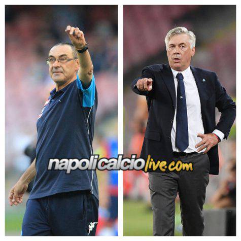 Confronto Sarri-Ancelotti