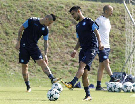 napoli allenamento