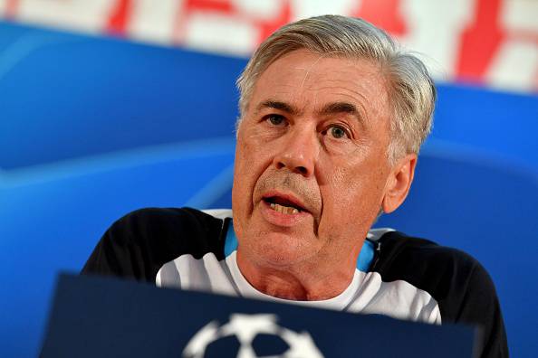 ancelotti conferenza champions