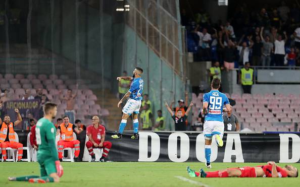 Insigne gol Napoli