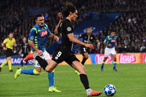 Cavani su Napoli-PSG