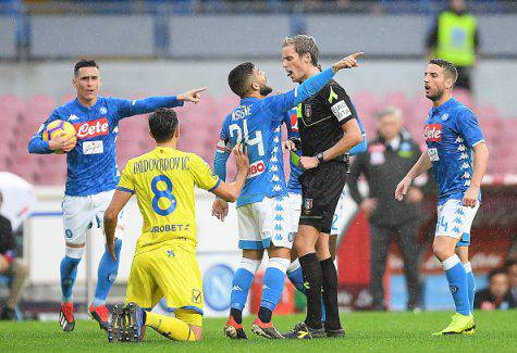 Arbitro Napoli-Sassuolo