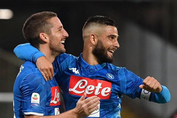 insigne Mertens cagliari-napoli