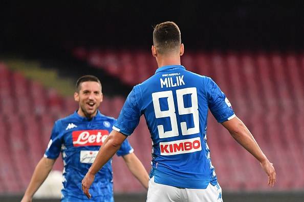 napoli chievo milik