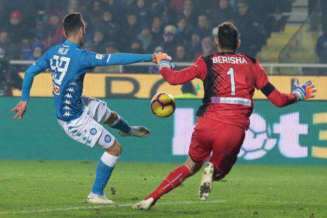 Atalanta-Napoli Milik