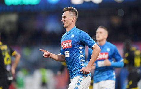 Cagliari-Napoli Milik