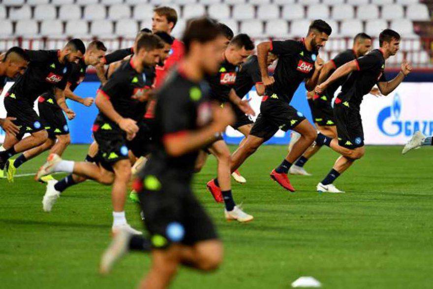 Allenamento Napoli