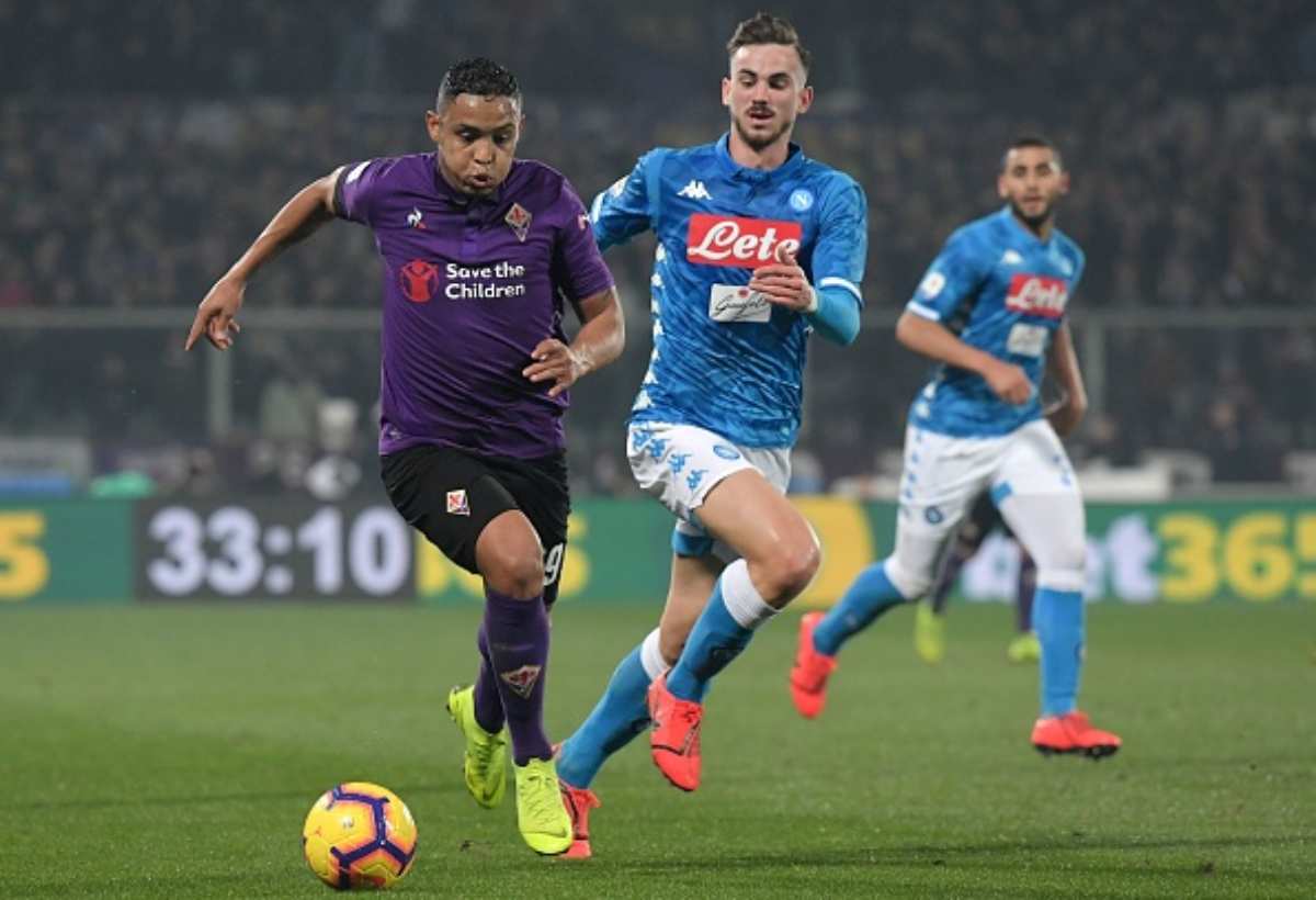 Primo tempo Fiorentina-Napoli