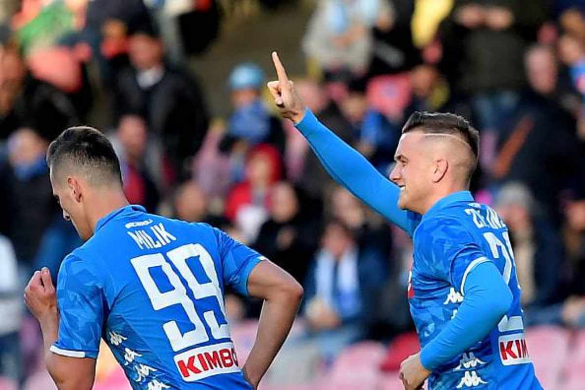 rinnovi napoli milik zielinski