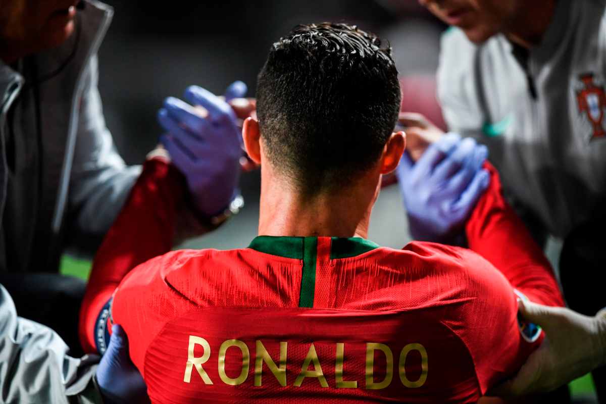 Cristiano Ronaldo infortunio 