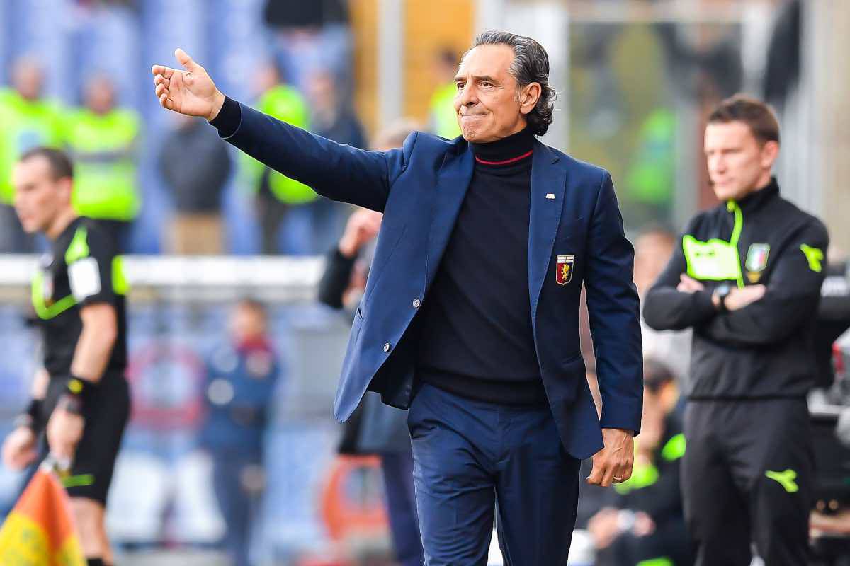 Prandelli conferenza stampa Napoli Genoa