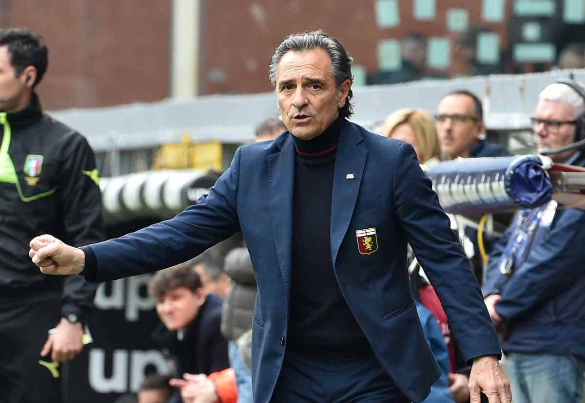 Napoli Genoa convocati Prandelli