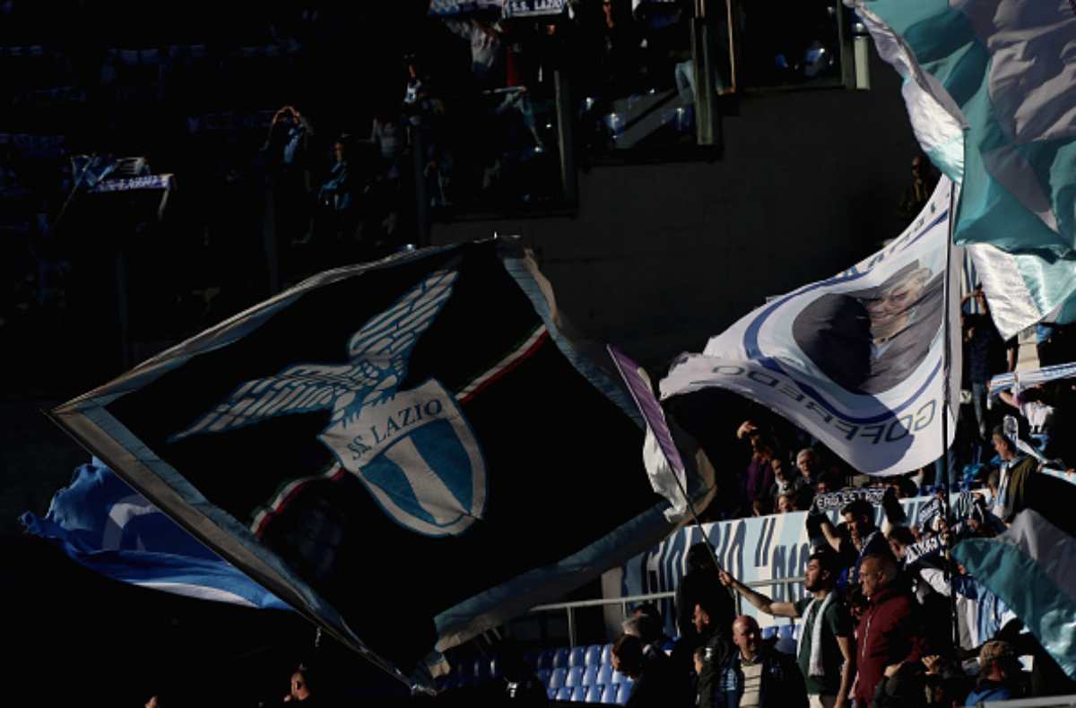 Lazio striscione Mussolini