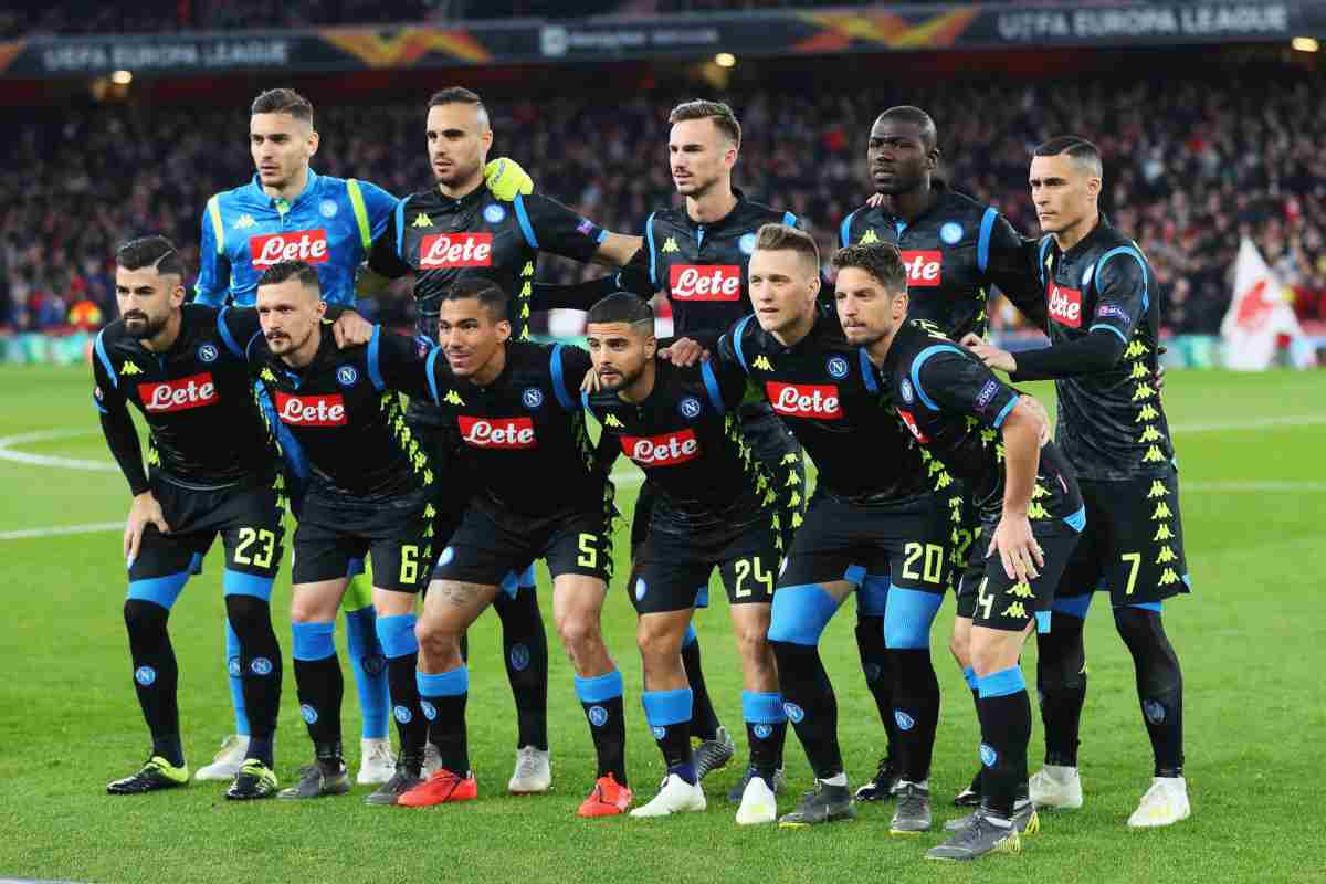 Napoli-Arsenal formazione