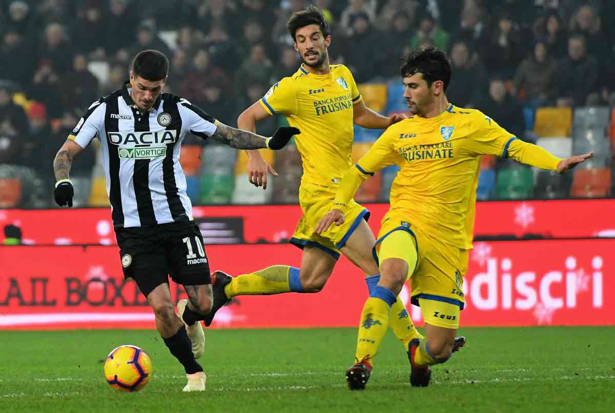 Frosinone Udinese dove vederla in diretta streaming