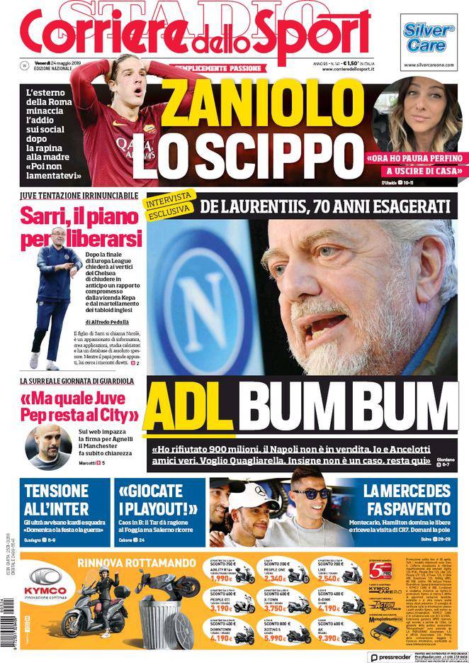 De Laurentiis Corriere dello Sport