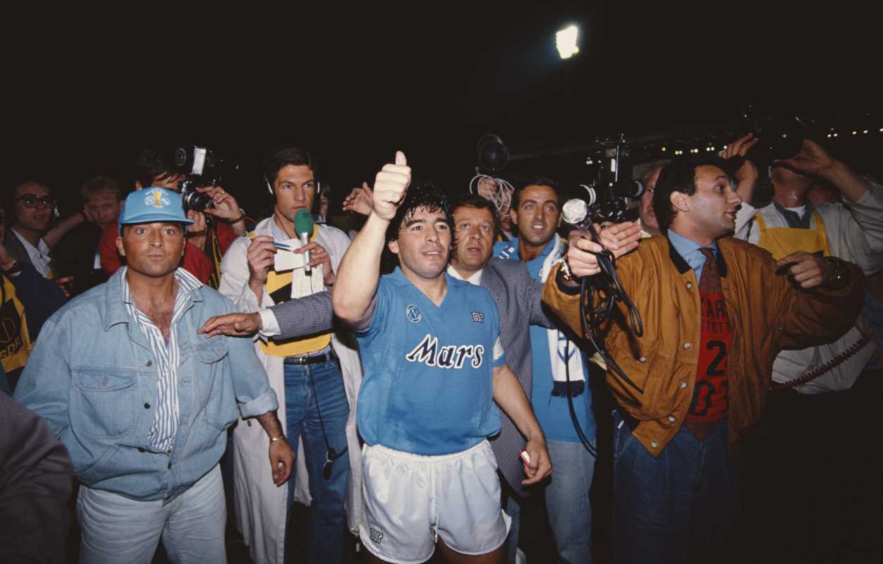 Maradona Coppa Uefa 