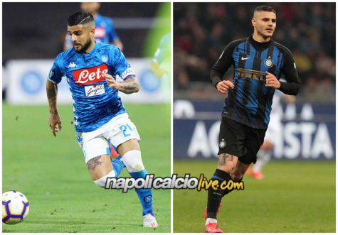 Napoli-Inter Insigne-Icardi