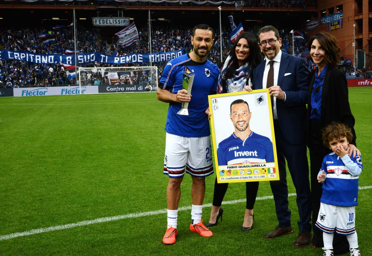 Quagliarella al Napoli (Getty Images)