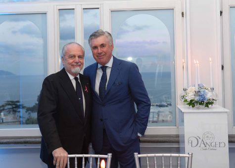 Ancelotti De Laurentiis calciomercato Napoli