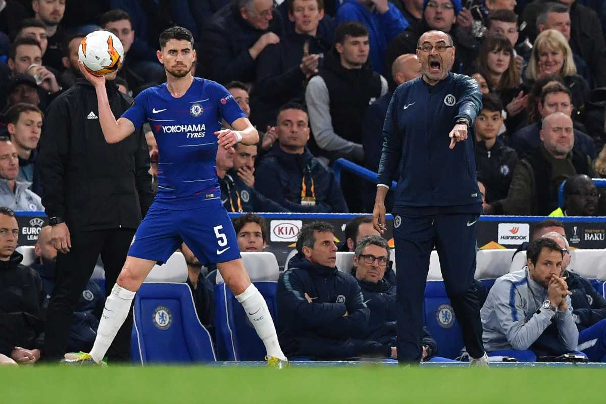 Jorginho centrocampista Chelsea Sarri