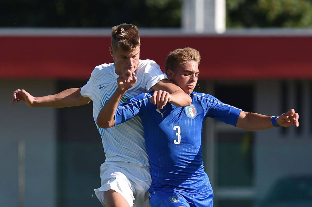 Tripaldelli terzino Sassuolo Italia U20