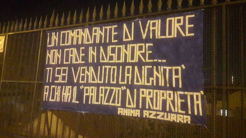 striscione Sarri