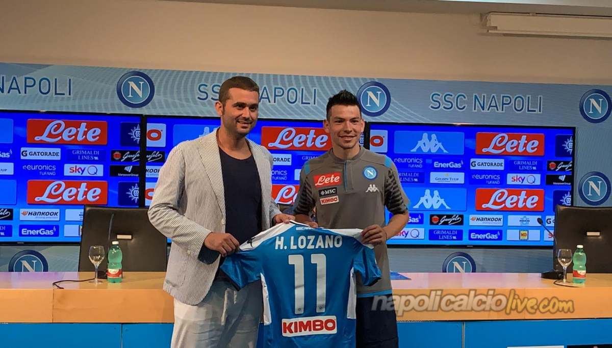 Lozano numero 11 Napoli