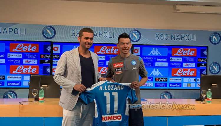 Lozano numero 11 Napoli