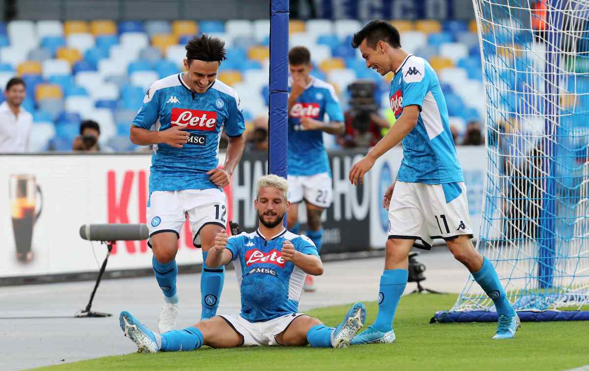 Elmas, Mertens e Lozano (Getty Images)