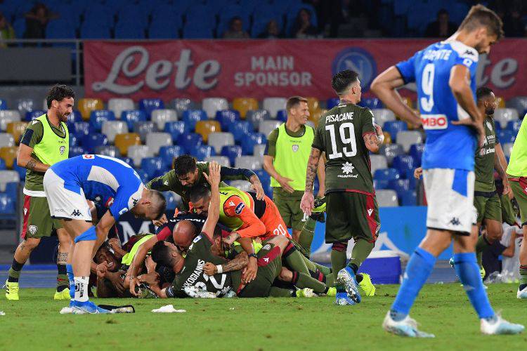 gol Castro Napoli-Cagliari