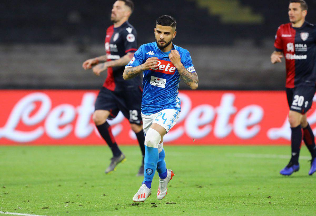 Insigne Napoli-Cagliari