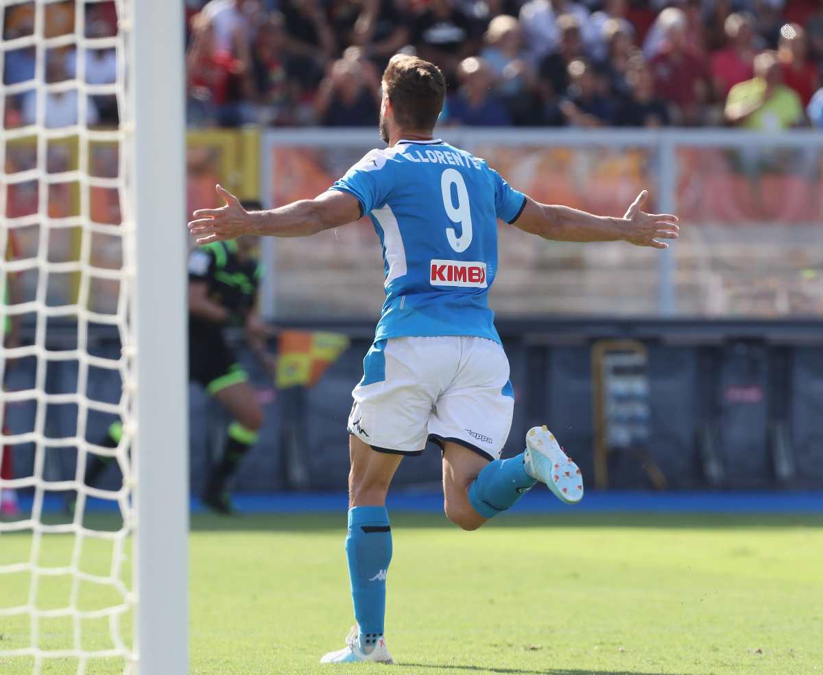 Lecce-Napoli, Llorente (Getty Images)