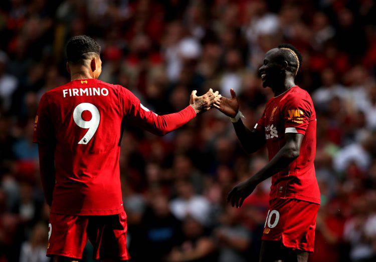 Mane Firmino formazione Liverpool