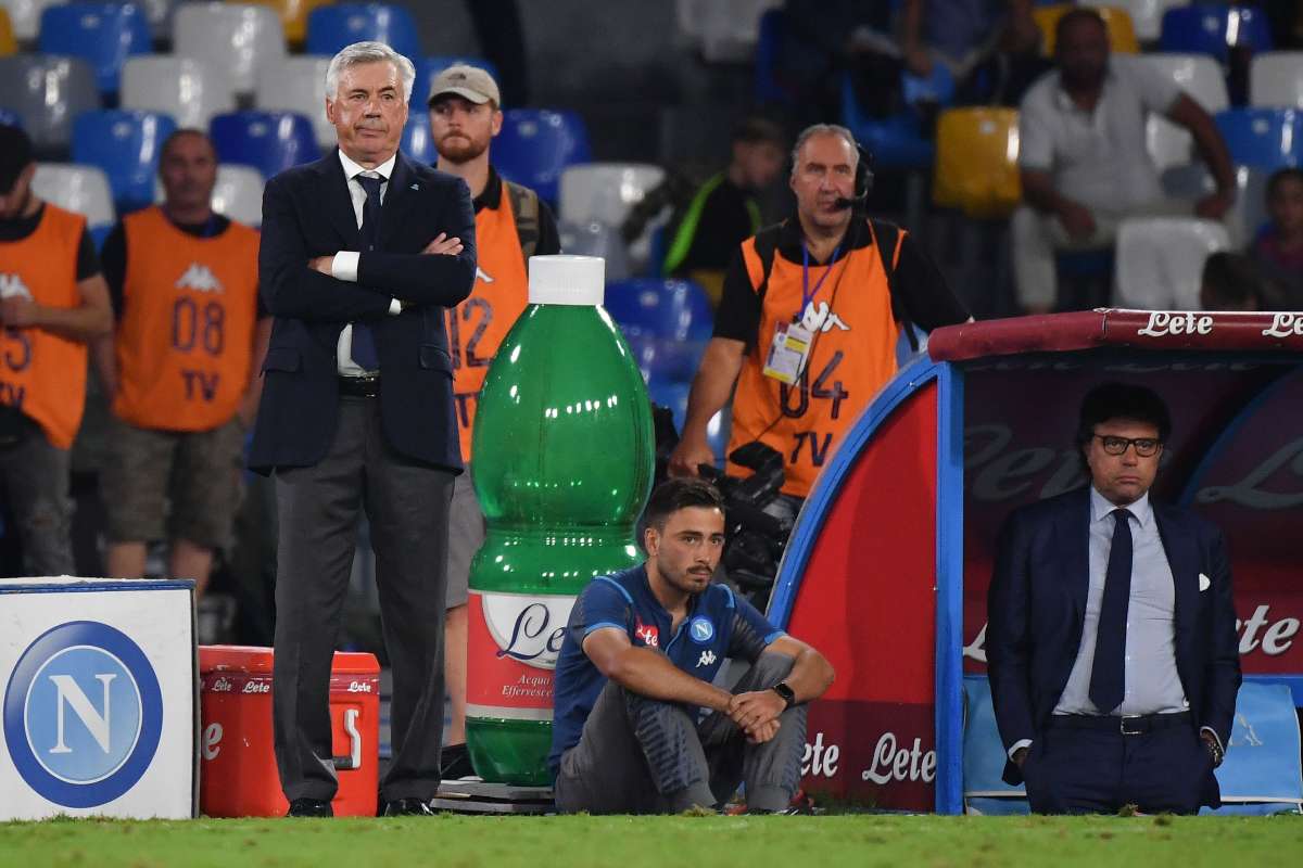 Napoli, Ancelotti (Getty Images)