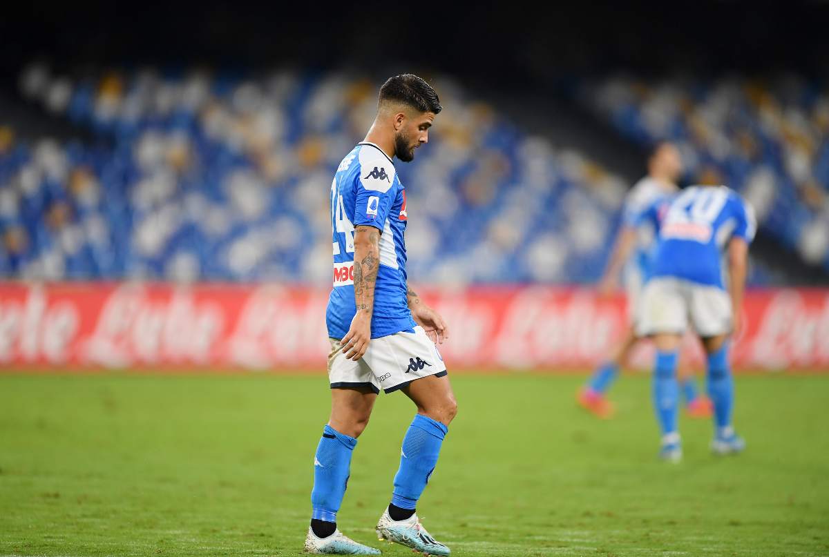 Napoli-Cagliari, Insigne (Getty Images)