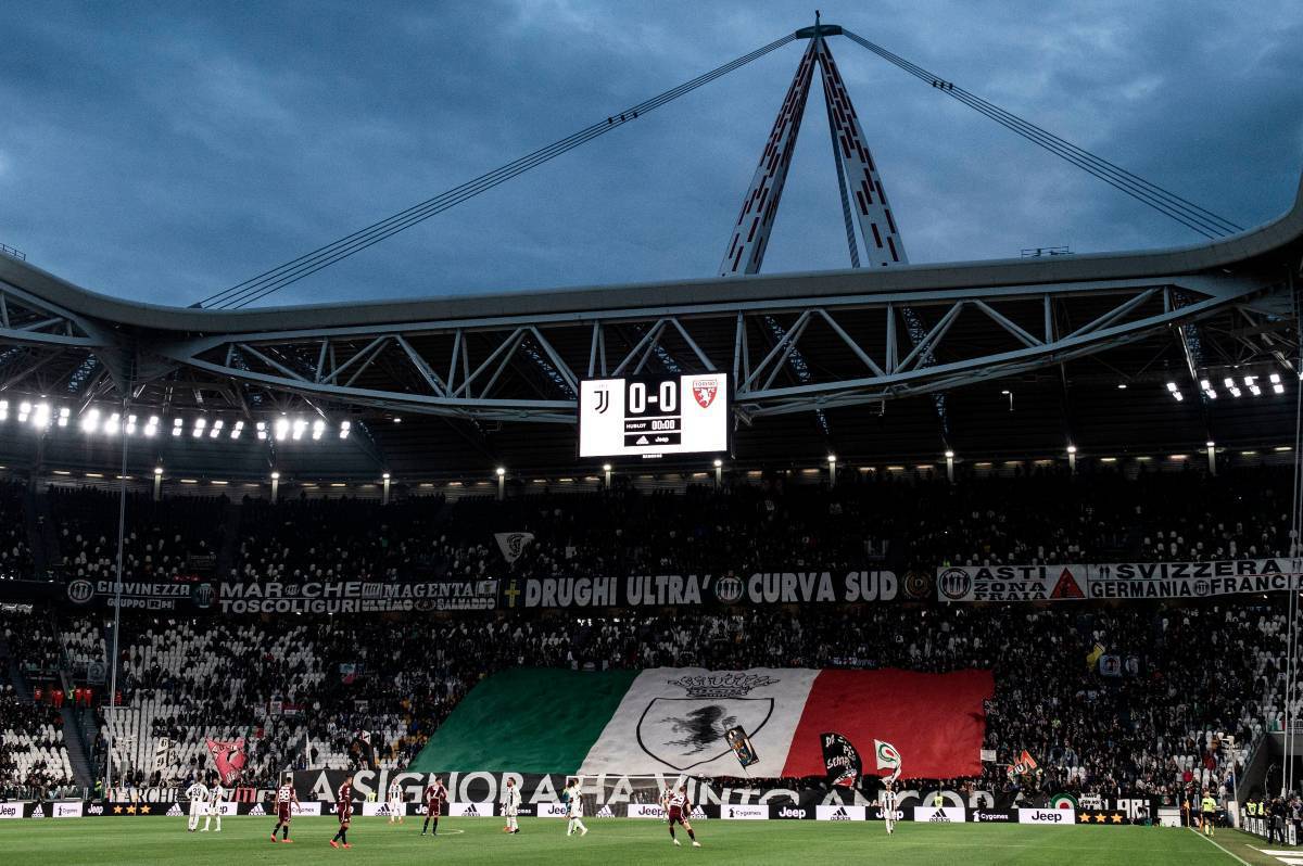 Allianz Stadium Ultras della Juventus (Getty Image)