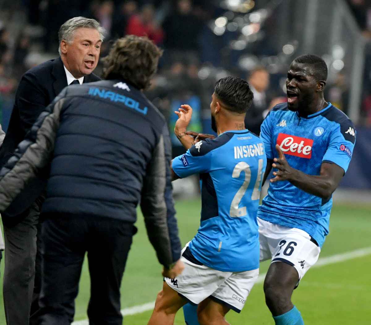 Ancelotti e Insigne (Getty Images)