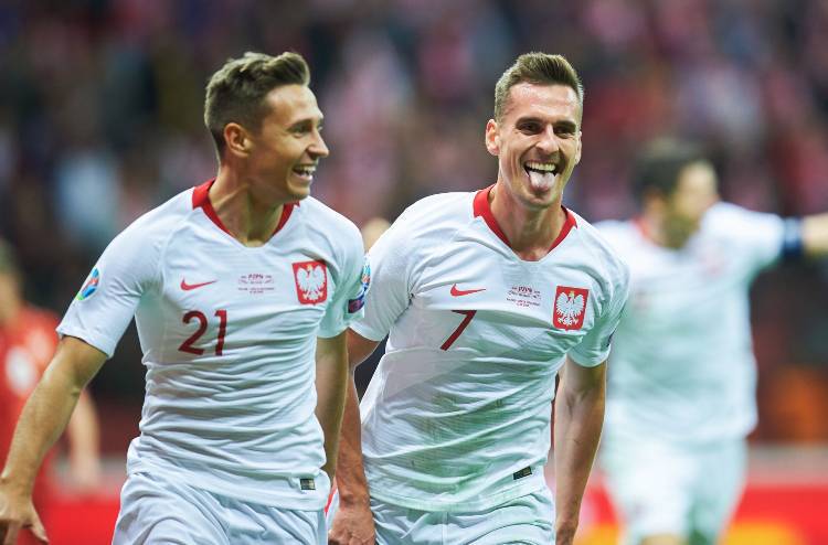 Milik gol Polonia