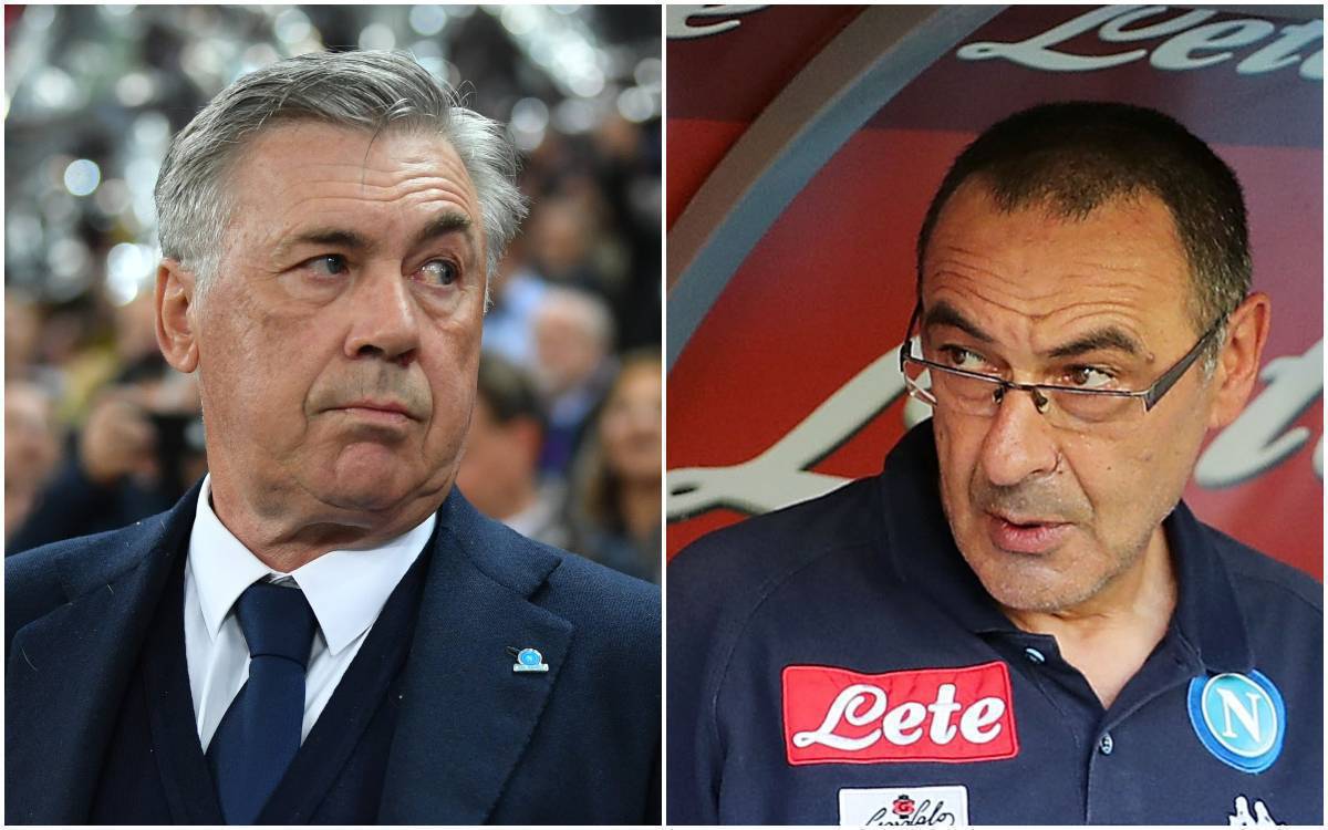 Carlo Ancelotti Maurizio Sarri