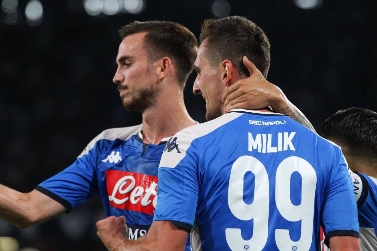 Fabiàn Milik formazioni Salisburgo-Napoli